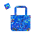 30969 - Bolsa de la compra - Do The Shopping - Blue Palette